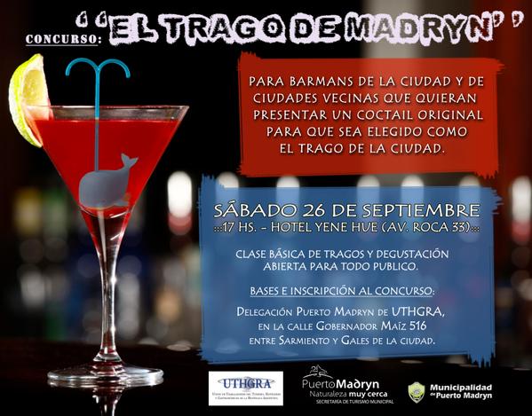 DÍA DEL TURISMO 2015: ELEGIRÁN “EL TRAGO DE MADRYN”