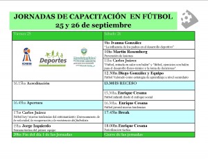 INICIA HOY LA CAPACITACIÓN EN FÚTBOL EN LA ESCUELA N° 728