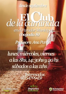 MAÑANA EMPIEZA EL CLUB DE LA CAMINATA