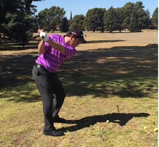 EL GOLFISTA LUCAS VILLARREAL EN LA ETAPA FINAL DE LA CLASIFICACIÓN PARA EL ABIERTO DE ARGENTINA