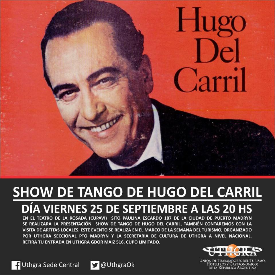 SHOW DE TANGO “HUGO DEL CARRIL” EN CUPAVI