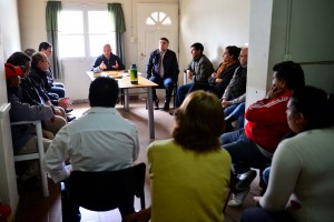 SASTRE SE REUNIÓ CON LOS REFERENTES DE LAS JUNTAS VECINALES