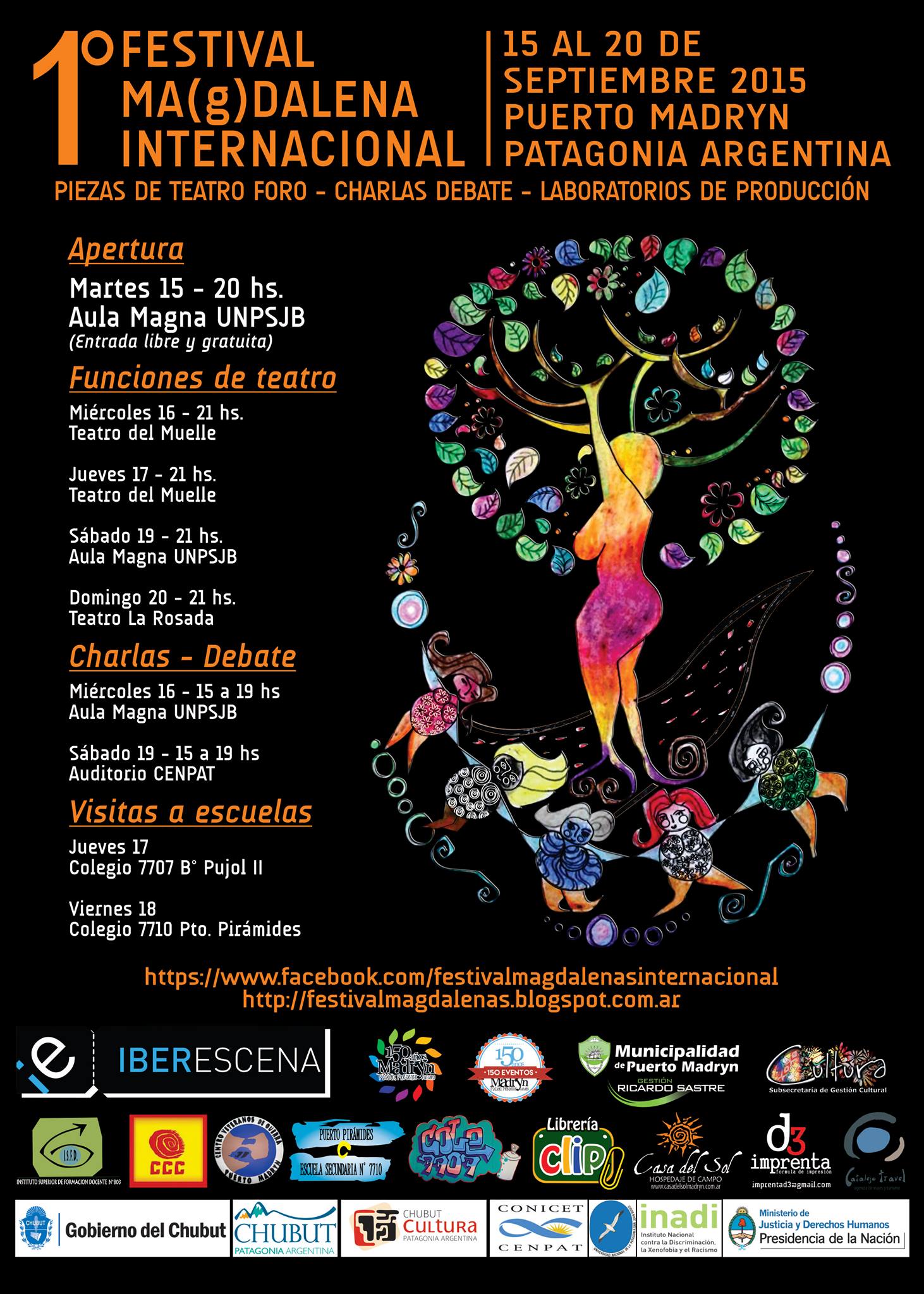 CONVOCAN AL PRIMER FESTIVAL MA(G)DALENA INTERNACIONAL