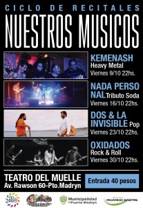 VARIADA PROGRAMACIÓN DEL CICLO “NUESTROS MÚSICOS” DE OCTUBRE