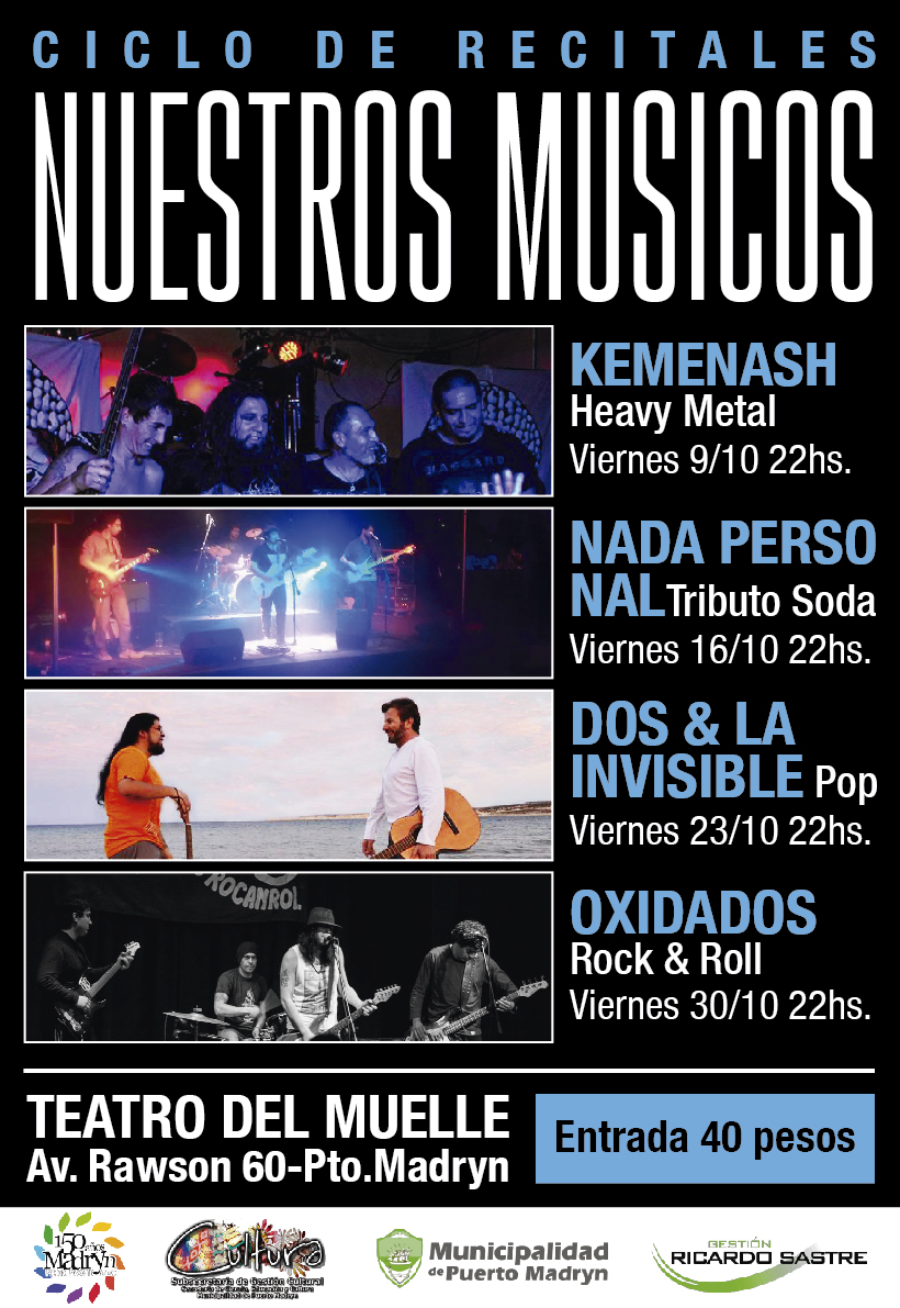 VARIADA PROGRAMACIÓN DEL CICLO “NUESTROS MÚSICOS” DE OCTUBRE