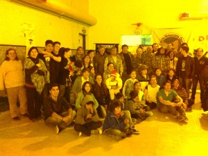 EXITOSA VISITA DE VETERANOS DE MALVINAS Y ESTUDIANTES A GAN GAN