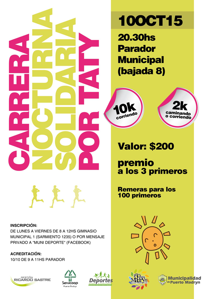 CARRERA NOCTURNA SOLIDARIA POR TATY