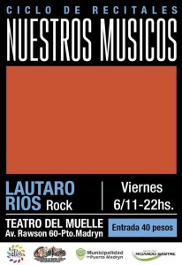 VARIADA ‪‎AGENDA CULTURAL‬ EN PUERTO ‪MADRYN‬ DEL 6 AL 11 DE NOVIEMBRE