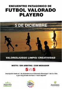 TORNEO PATAGÓNICO DE FÚTBOL VALORADO PLAYERO