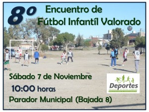 CONVOCAN AL OCTAVO ENCUENTRO DE FÚTBOL INFANTIL VALORADO