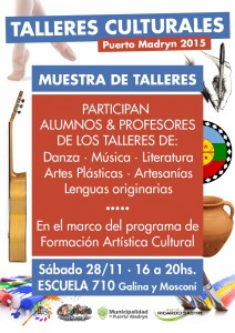 LOS TALLERES CULTURALES HARÁN SU MUESTRA DE FIN DE AÑO