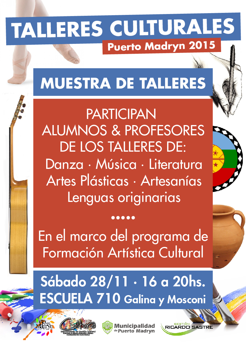 LOS TALLERES CULTURALES HARÁN SU MUESTRA DE FIN DE AÑO