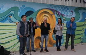 EL INTENDENTE EN LA INAUGURACIÓN DEL MURAL DEL CLUB NÁUTICO