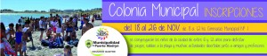 EL JUEVES FINALIZA LA INSCRIPCIÓN PARA LA COLONIA DE LA MUNI