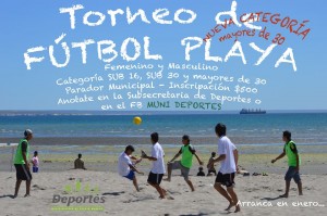 CONTINÚAN LAS INSCRIPCIONES PARA EL TORNEO DE FÚTBOL PLAYA