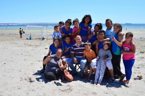 EL FÚTBOL LLEVÓ SUS VALORES A LA PLAYA Y REUNIÓ A DOSCIENTOS CHICOS
