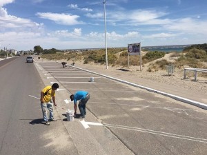 SASTRE DESTACÓ LAS LABORES EN LA COSTA MADRYNENSE