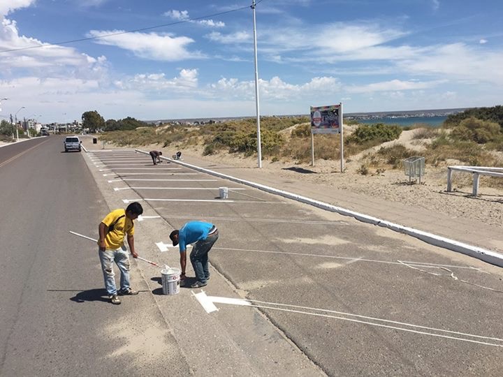SASTRE DESTACÓ LAS LABORES EN LA COSTA MADRYNENSE