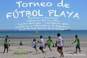 SE VIENE EL TORNEO DE FÚTBOL PLAYA