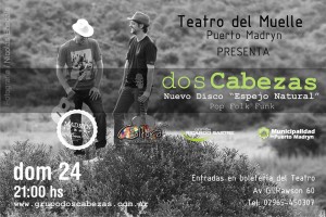 EL DÚO ACÚSTICO “DOS CABEZAS” EN EL TEATRO DEL MUELLE
