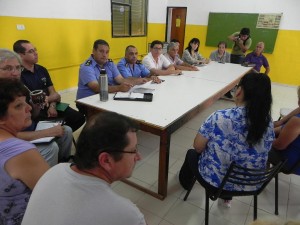 EVALÚAN PLAN DE SEGURIDAD PARA EL BARRIO RUCAL HUE