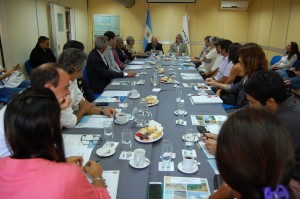 SASTRE ENCABEZÓ TALLER CON REPRESENTANTES DEL CENPAT-CONICET