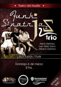 FUNK SINATRA JAZZ TRÍO SE PRESENTARÁ EN EL TEATRO DEL MUELLE