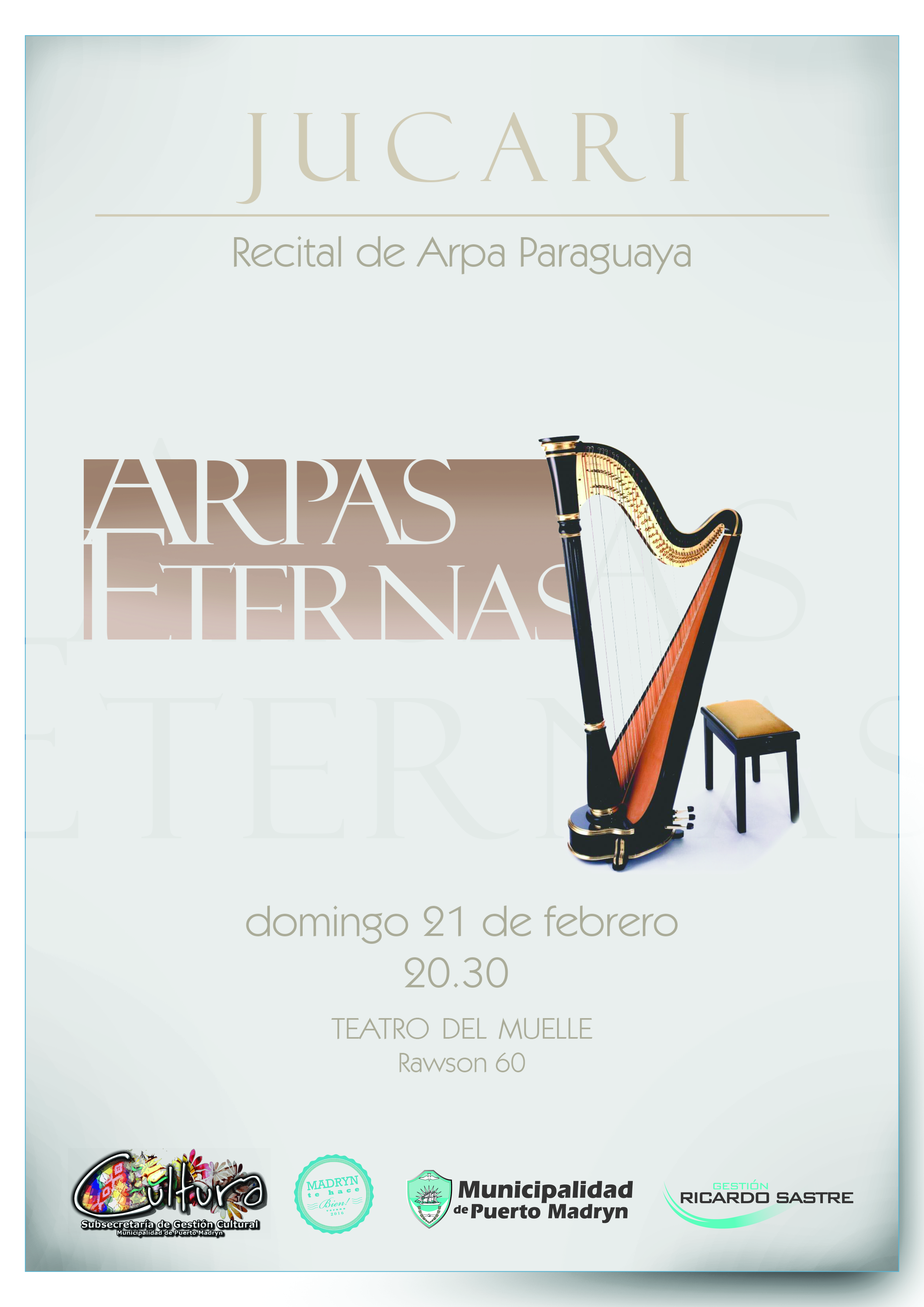 CONCIERTO DE ARPA EN EL TEATRO DEL MUELLE