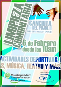INVITAN A CAMPAÑA DE LIMPIEZA COMUNITARIA EN EL PUJOL II