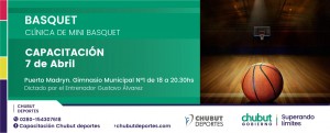 CLÍNICA DE MINI BÁSQUET EL 7 DE ABRIL