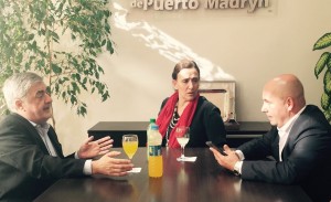 LA VICEPRESIDENTA DE LA NACIÓN FUE RECIBIDA POR DAS NEVES Y SASTRE EN EL MUNICIPIO