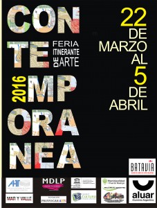 INVITAN A “CONTEMPORÁNEA”, LA FERIA ITINERANTE DE ARTE 2016 QUE LLEGARÁ A PUERTO MADRYN