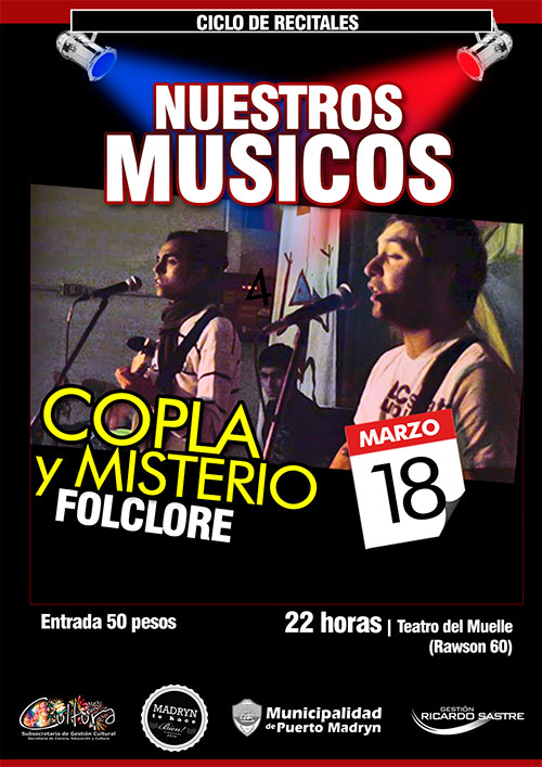 COPLA Y MISTERIO EN EL CICLO “NUESTROS MÚSICOS”