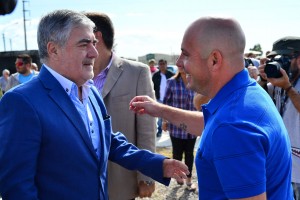 DAS NEVES Y SASTRE INAUGURARON OBRAS EN MADRYN