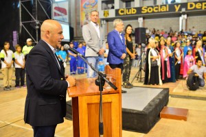 SASTRE Y DAS NEVES EN LA INAUGURACIÓN OFICIAL DE LA XX FIESTA NACIONAL DEL CORDERO