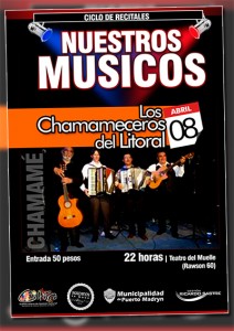 LOS CHAMAMECEROS DE LITORAL EN EL CICLO “NUESTROS MÚSICOS”
