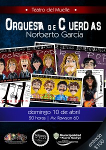 SHOW DE LA ORQUESTA DE CUERDAS “NORBERTO GARCÍA” EN EL TEATRO DEL MUELLE