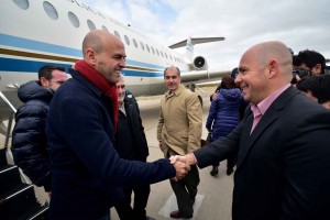GUILLERMO DIETRICH JUNTO A DAS NEVES Y SASTRE EN MADRYN