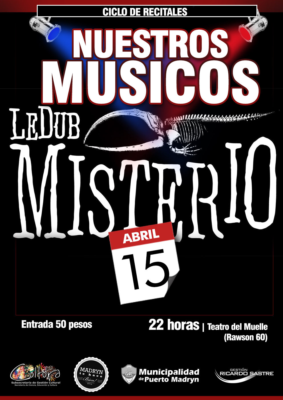 SHOW DE LEDUB MISTERIO EN EL CICLO “NUESTROS MÚSICOS”