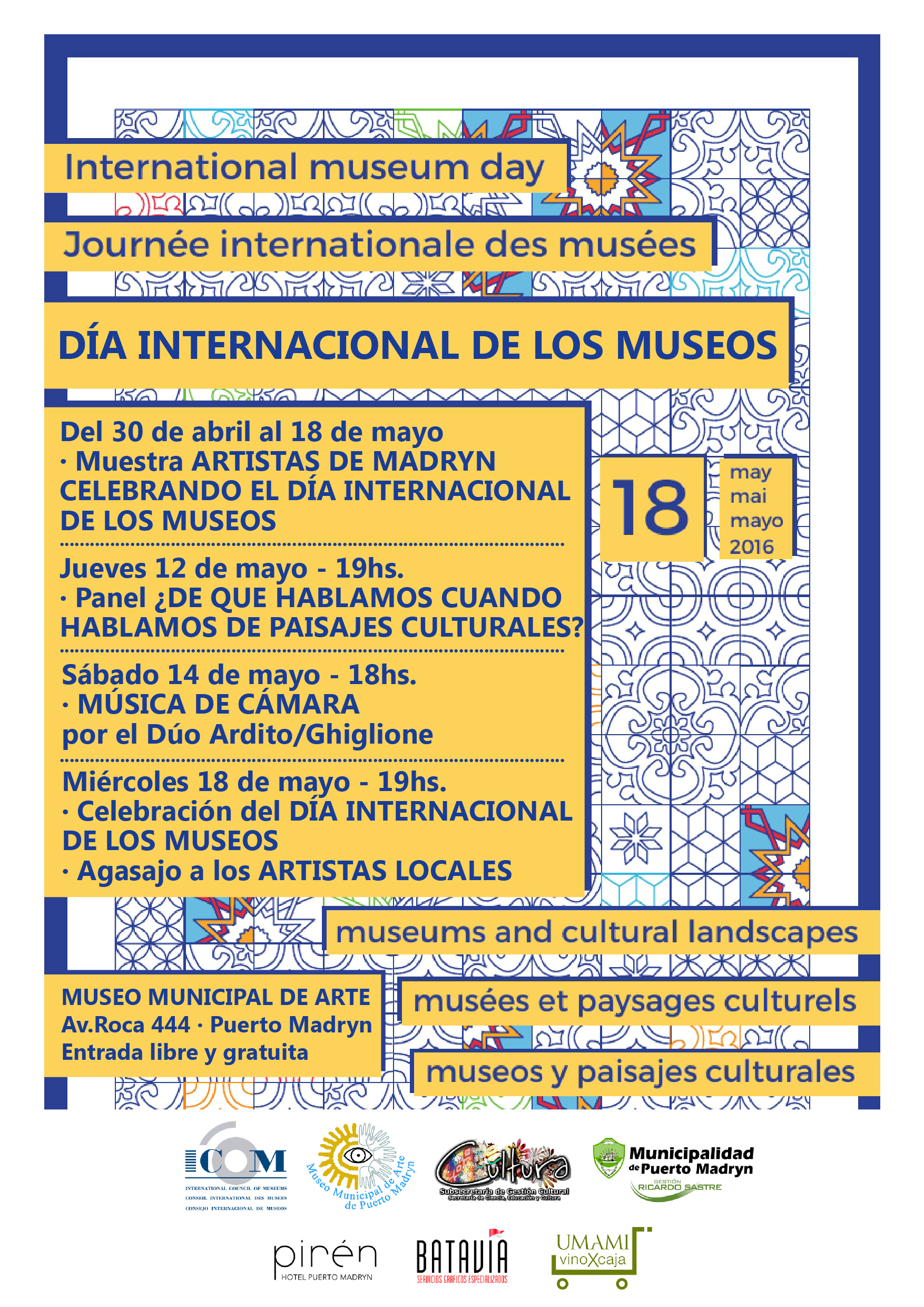 INVITAN A LA MUESTRA “PAISAJES CULTURALES” EN EL MUSEO MUNICIPAL DE ARTE