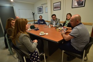 EL INTENDENTE REUNIDO CON LA DIRECTORA NACIONAL DE MEDIACIÓN