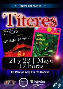 INVITAN A SHOWS DE TÍTERES EN EL TEATRO DEL MUELLE