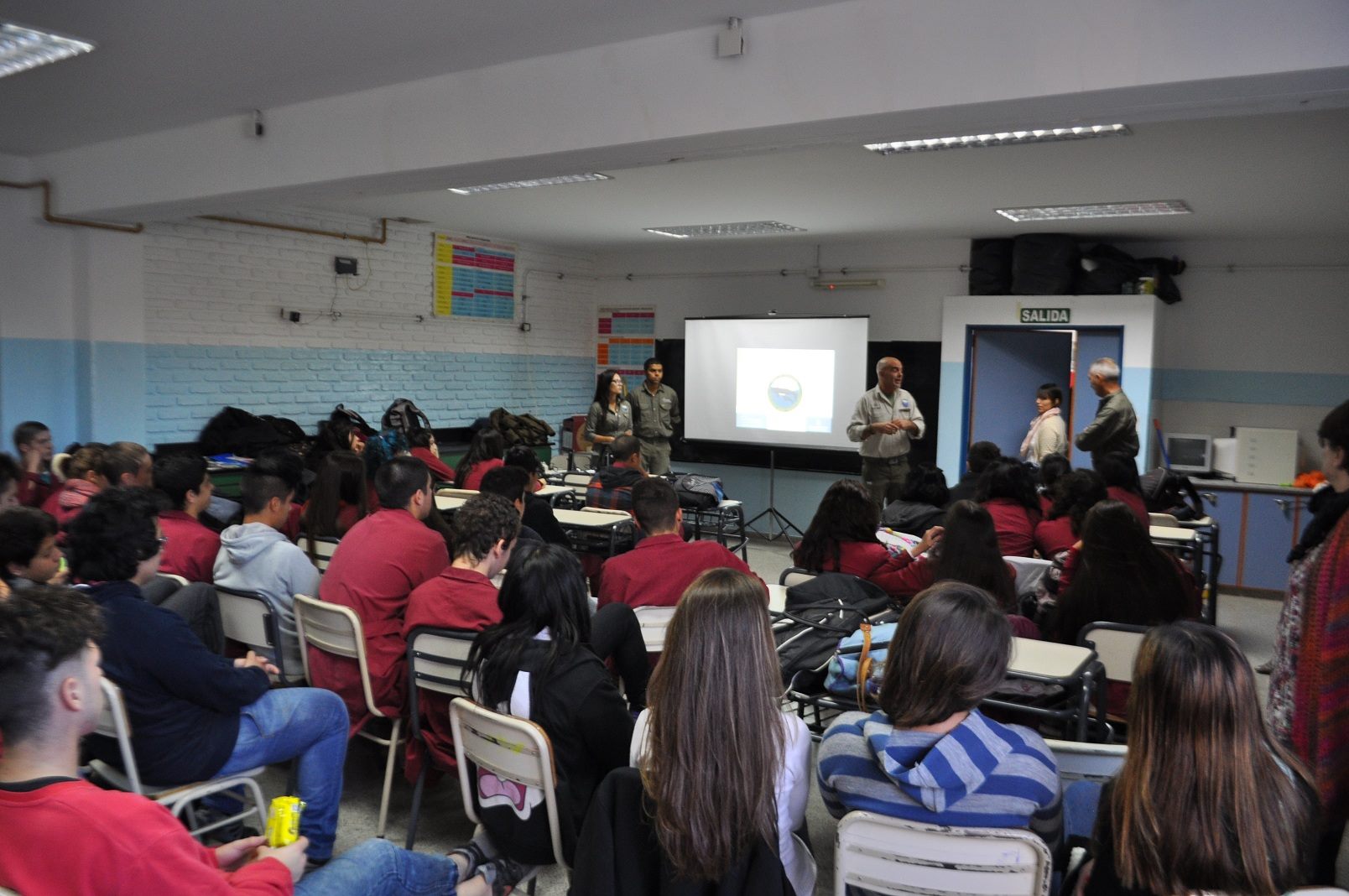 LA DIRECCIÓN DE CONSERVACIÓN DE LA SECTUR BRINDÓ UNA CHARLA PARA ESTUDIANTES DEL COLEGIO Nº 728
