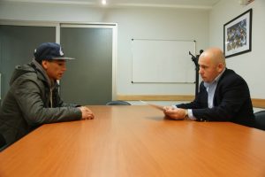 SASTRE CON EL CAMPEÓN ARGENTINO DE KICKBOXING ALEJANDRO “GOLDEN BOY” ROSA
