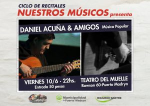 RECITAL DE DANIEL ACUÑA EN EL CICLO “NUESTROS MÚSICOS”