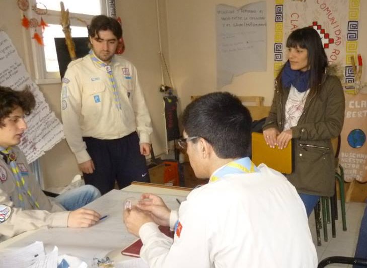EL MUNICIPIO DE VISITA EN LA AGRUPACIÓN SCOUT “ALMIRANTE STORNI”