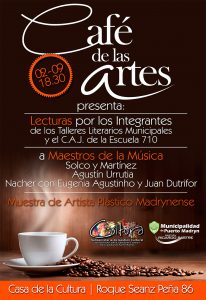 SE VIENE UNA NUEVA EDICIÓN DEL “CAFÉ DE LAS ARTES”