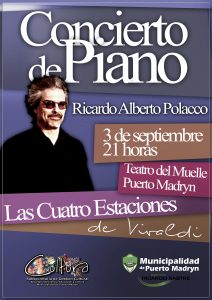 RICARDO POLACCO PRESENTARÁ “LAS CUATRO ESTACIONES” DE VIVALDI