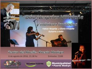 CONCIERTO DEL DÚO NESPRÍAS – VILLAFAÑE EN EL TEATRO DEL MUELLE