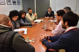 FUNCIONARIOS MUNICIPALES CON VECINOS DE SOLANA DE LA PATAGONIA Y QUINTAS EL MIRADOR